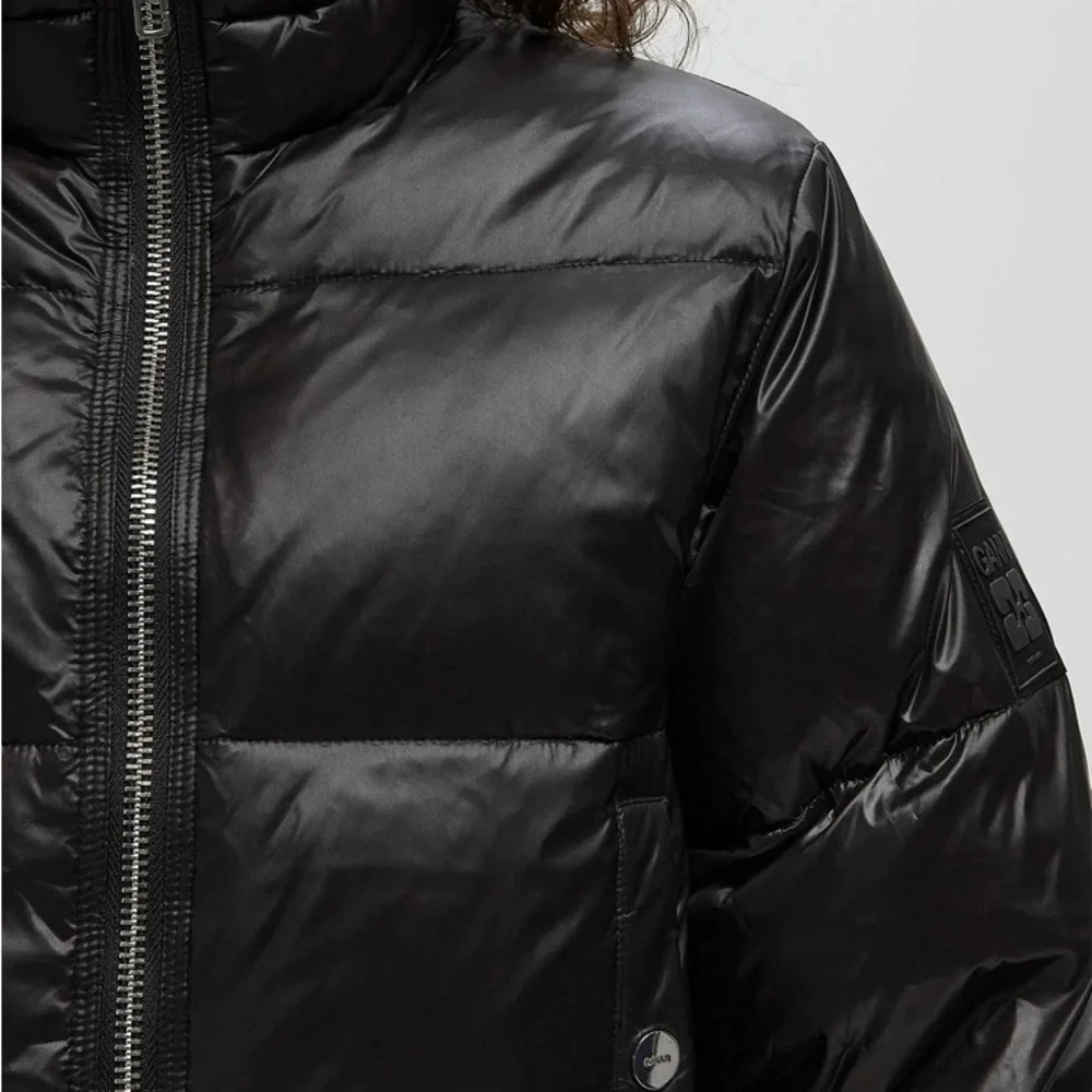 Ganni Black Short Puffer Jacket - Picture 14 of 14